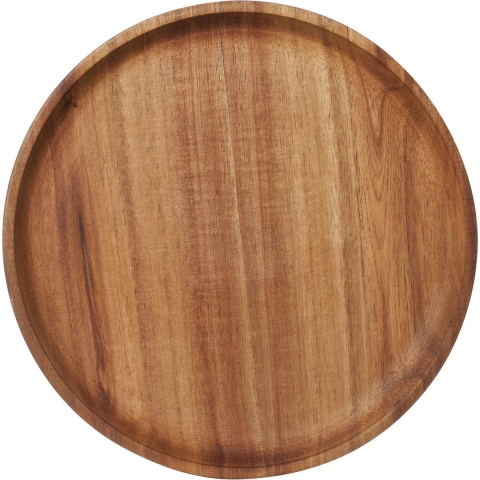 Cosy & Trendy Kaarsenbord/plateau - hout - rond - D25 cm - Kaarsenonderzetter -