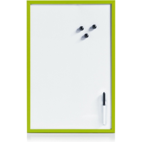 Zeller Whiteboard - magnetisch - 40 x 60 cm - incl. marker en magneten - memobord - groen -