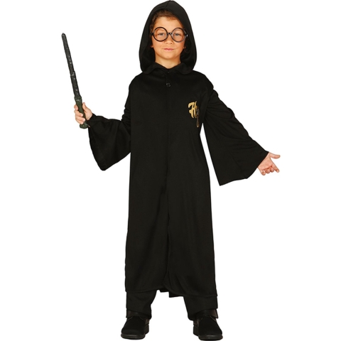 Tovenaar Harry cape met capuchon voor kinderen 10-12 jaar (140-152) -