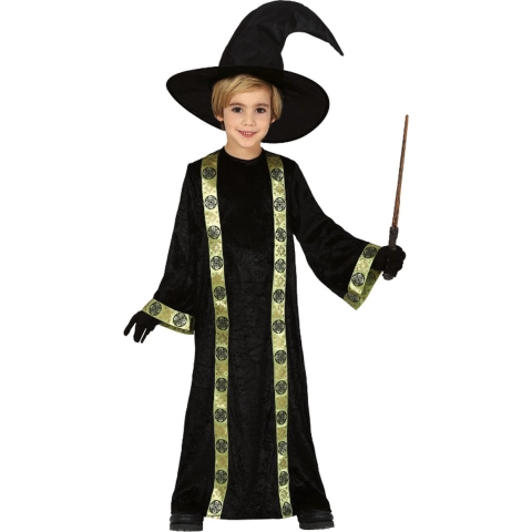 Halloween pak tovenaar kostuum voor kinderen - Carnaval verkleedkleding voor jongens/meisjes 5-6 jaar (110-116) -