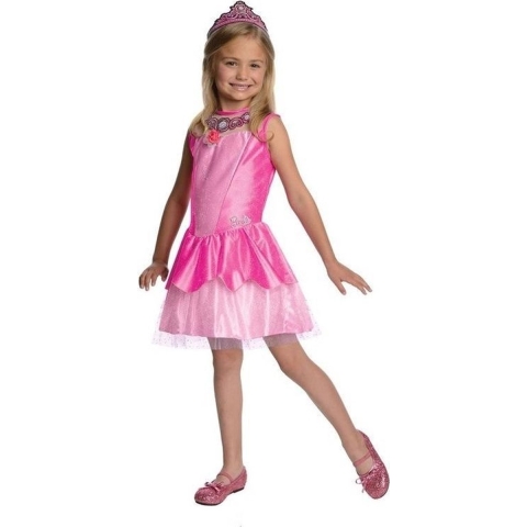 Roze prinsessen jurkje voor meisjes 86 (1-2 jaar) -