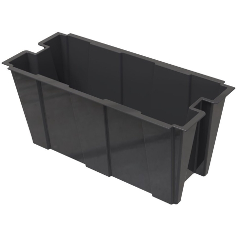 Bama Fioriera Binnen Plantenbak 63L 79x35x37 cm Zwart
