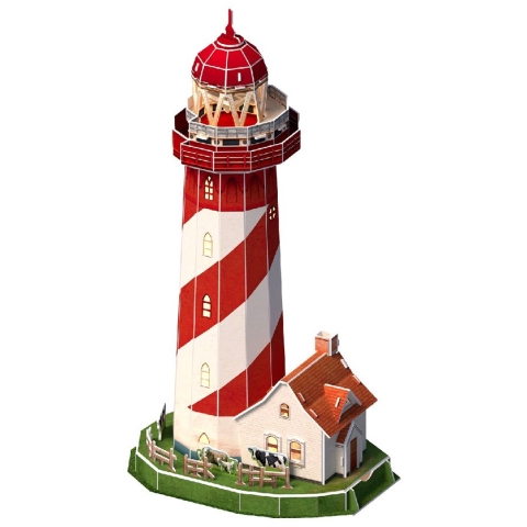 Cubic Fun 3D Puzzel Vuurtoren + Licht 51 Stukjes