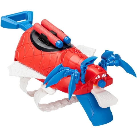 Nerf Spiderman Mech Strike Blaster + 3 Darts