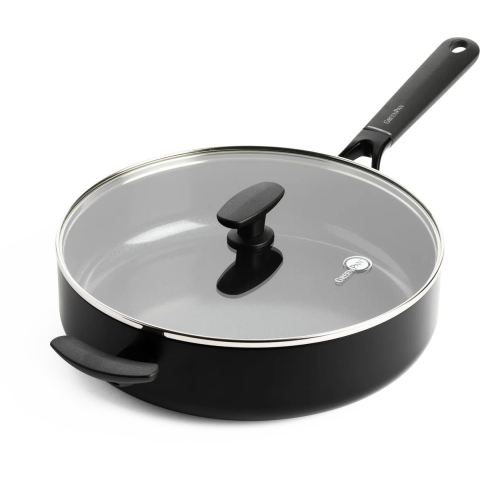 GreenPan Smart Collection Keramische Stoofpan met Deksel 28 cm Zwart