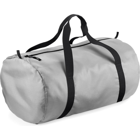 Atlantis BG150 Packaway Barrel Bag - Silver/Black - 50 x 30 x 26 cm