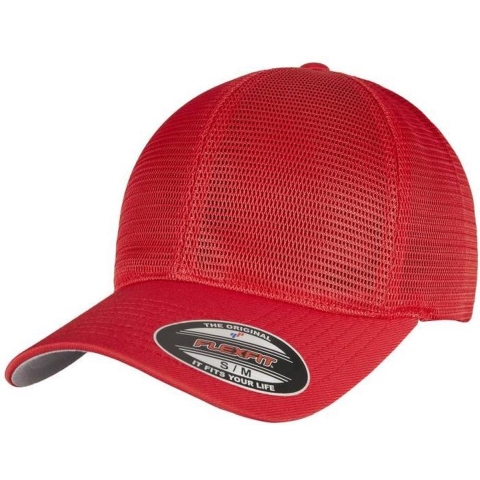 Flexfit FX360 Flexfit 360 Omnimesh Cap - Red - S/M