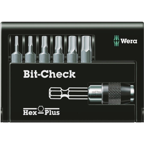 Wera Bit-Check 7 Hex-Plus 1, 7 -delig - 1 stuk(s) - 05056168001