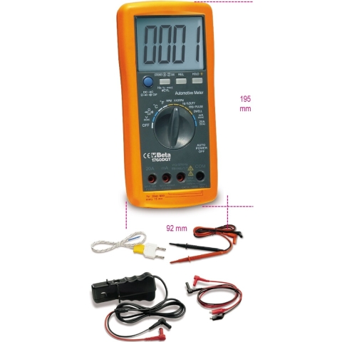 Beta Digitale automotive multimeter 1760DGT - 017600005