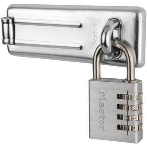 Masterlock Overval 704EURD + Aluminium hangslot 40mm - 7640704EURD 7640704EURD