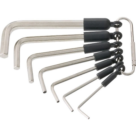HAZET Set met haakse schroevendraaiers 2100/7R · Binnen-zeskant-profiel · 7-delig · 2 · 2,5 · 3 · 4 · 5 · 6 · 8