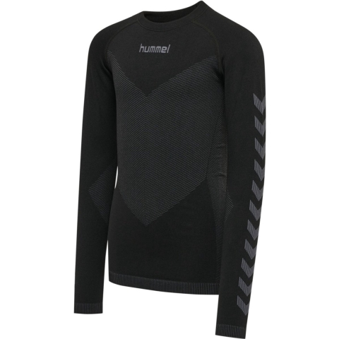 Hummel Trainingshirt - First Naadloos Jersey - Zwart - Hummel Teamsport - 10-12 jaar (140-152) - Blouse