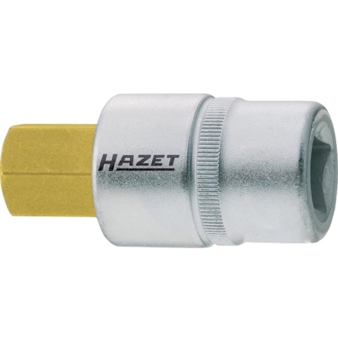 HAZET Dopsleutelbit 986-6 · 1/2 inch (12,5 mm) vierkant hol · Binnen-zeskant-profiel · SW 6 mm