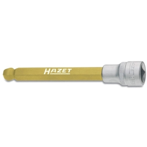 HAZET Dopsleutelbit 986KK-8 · 1/2 inch (12,5 mm) vierkant hol · Binnen-zeskant-profiel · SW 8 mm