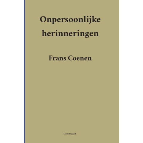 Onpersoonlijke herinneringen (Paperback)