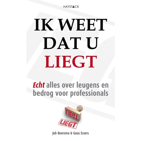Ik weet dat u liegt (Paperback)