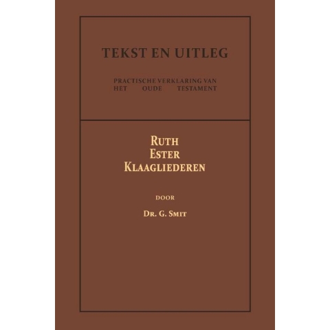 Ruth, Ester en Klaagliederen (Paperback)