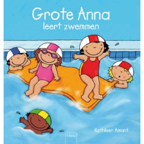 Grote Anna leert zwemmen (Hardback)