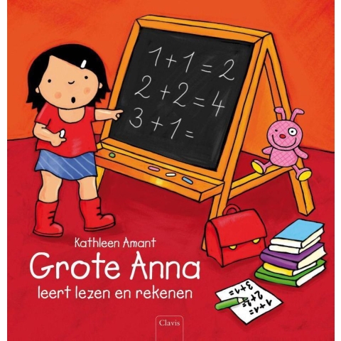 Grote Anna leert lezen en rekenen (Hardback)