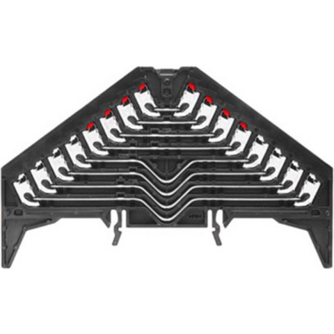 Weidmüller 1173740000 Rangeerverdeler 9.20 mm Push-In-klem Zwart 20 stuk(s)