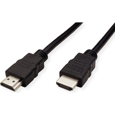 ROLINE GREEN HDMI High Speed kabel met Ethernet M-M, TPE, zwart, 2 m