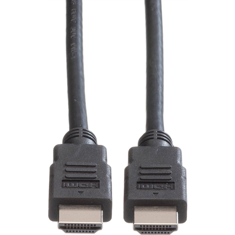 ROLINE GREEN HDMI High Speed kabel met Ethernet M-M, TPE, zwart, 1 m