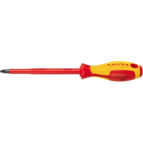 Knipex Knipex-Werk 98 25 04 VDE Kruiskop schroevendraaier PZ 4 Koplengte: 200 mm DIN EN 60900