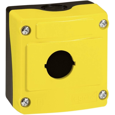 BACO LBX0100J Lege behuizing 1 inbouwplaats (l x b x h) 74 x 74 x 47.9 mm Geel, Zwart 1 stuk(s)