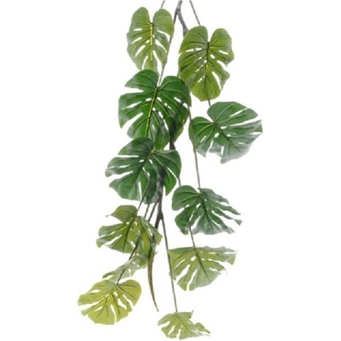 Monstera plastic l23b56h110cm groen - Ksd