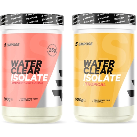 Empose Nutrition Water Clear Isolate - Eiwit Poeder - Protein Combi-Deal - Raspberry Mint - Tropical