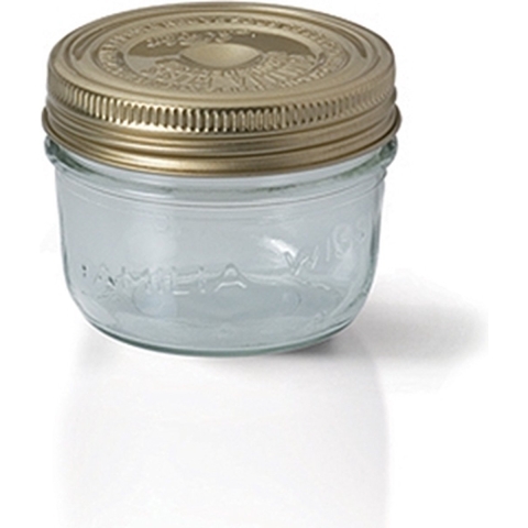 Weckpot/inmaakpot met schroefdeksel 200 ml -
