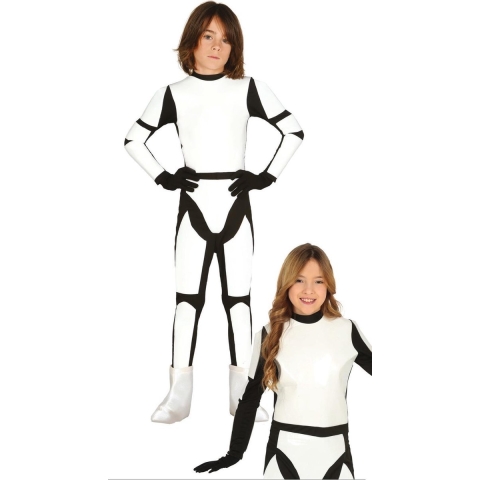 Space trooper kostuum voor kinderen 7-9 jaar (122-134) -