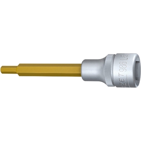 HAZET Dopsleutelbit 986L-5 · 1/2 inch (12,5 mm) vierkant hol · Binnen-zeskant-profiel · SW 5 mm