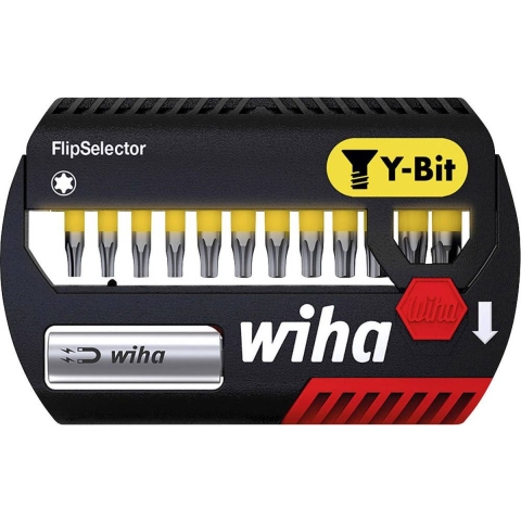 Wiha Bitset FlipSelector Y-bit 25 mm TORX® 14-delig 1/4" C6,3 - 41828 - 41828