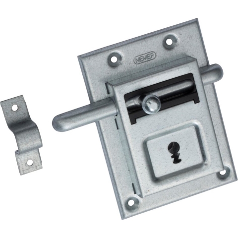 Nemef 98/12, Opleg Grendelslot, Klaviersleutel, Slotkast Staal Verzink - 9009812000 - 9009812000