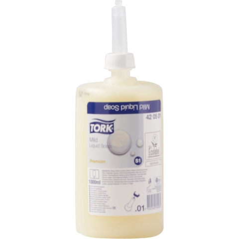 Tork Zeepcrème | 1 l | passend voor dispenser 9000 474 157 | geparfumeerd | 1 stuk - 420501 420501
