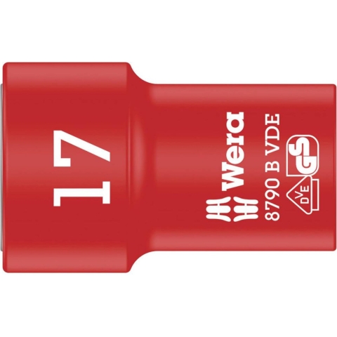 Wera 8790 B Zyklop VDE doppen, geïsoleerd, voorzien van 3/8" aandrijving, 17.0 x 46.0 mm - 1 stuk(s) - 05004961001