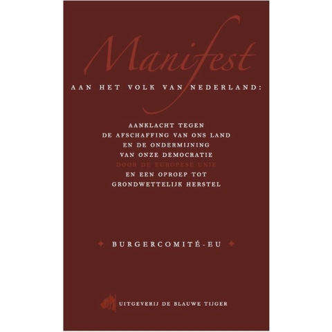 Manifest aan het volk van Nederland (Hardback)