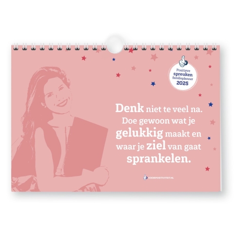 Familieplanner positieve spreuken