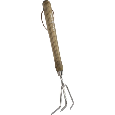 Dutch Garden Handcultivator lang RVS FSC Hout - Talentools