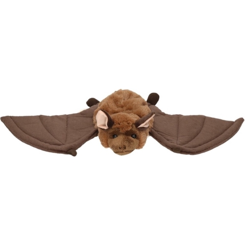 Carl Dick Handpop Vleermuis - pluche poppenkast vleermuis - 36 cm - vleermuis knuffeldier -