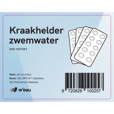 W'eau DPD testset inclusief tabletten (Chloor en pH) - W'eau