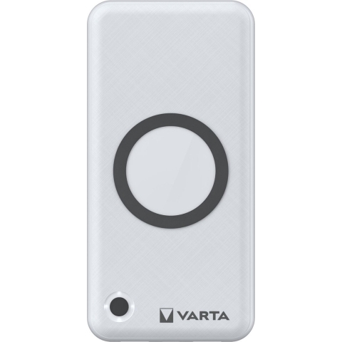 VARTA Wireless Power Bank draadloos opladen - USB-C PD - 20000mAh - Zilver