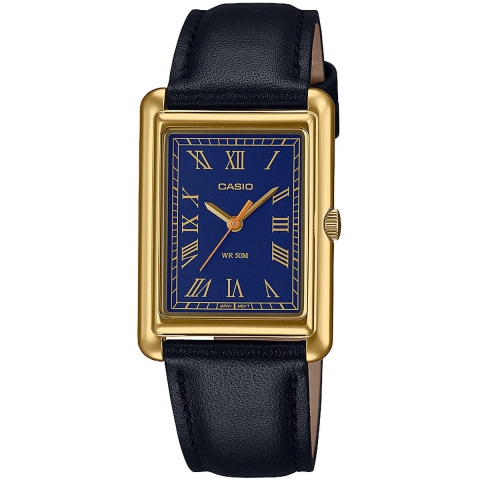 Casio Casio Collection LTP-B165GL-2BVEF Horloge - Leer - Zwart -Ø 21 mm