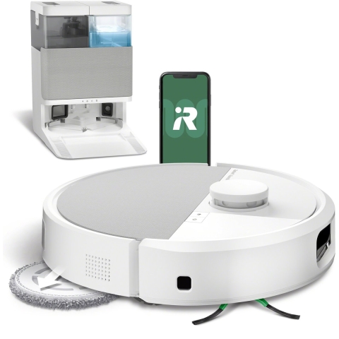 iRobot Roomba Plus 505 Combo + AutoWash - Multifunctionele basis - Wassen en drogen met warme luc...