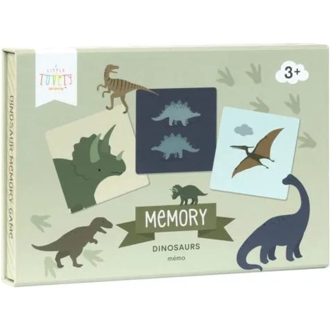 A Little Lovely Company Memory Spel - 30 Bakstenen - Dinosaur - A Little Lovely Company - OneSize - Memory Spel