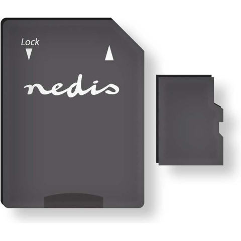 Nedis Geheugenkaart | microSDXC | 128 GB | UHS-I | SD-adapter inbegrepen | 1 stuks - MMSD128100BK MMSD128100BK