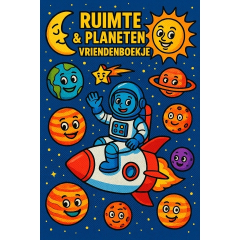 Ruimte & Planeten Vriendenboekje (Paperback)