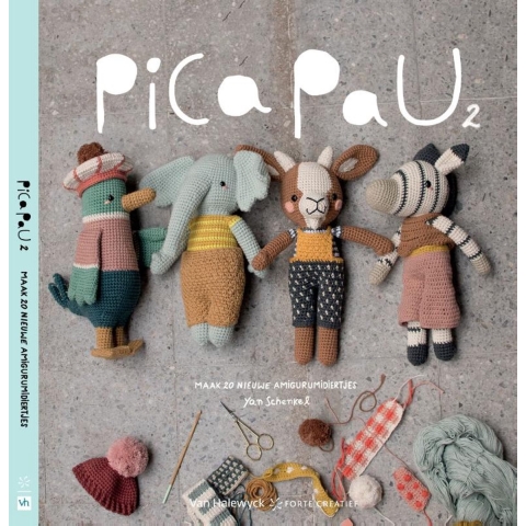 Maak 20 kleurrijke amigurumidiertjes (Paperback)
