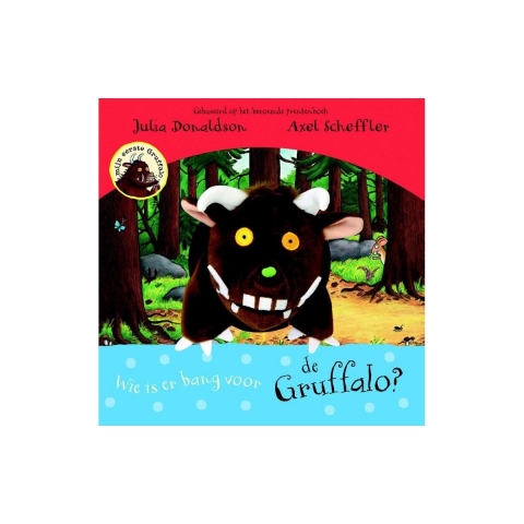 Wie is er bang voor de Gruffalo? Handpopboek (Hardback)